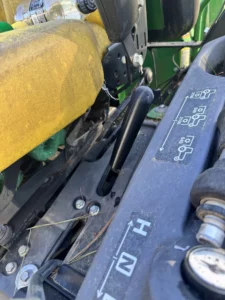 Photo or a PTO extension lever for John Deere Compact tractors