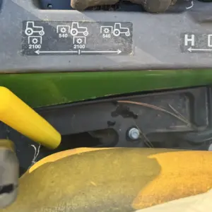 Photo or a PTO extension lever for John Deere Compact tractors