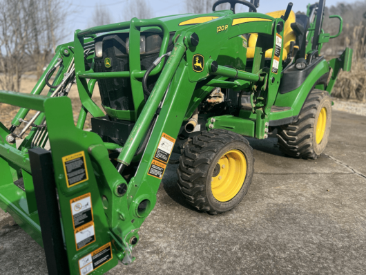 John Deere 120r Front End Loader Grease Caps