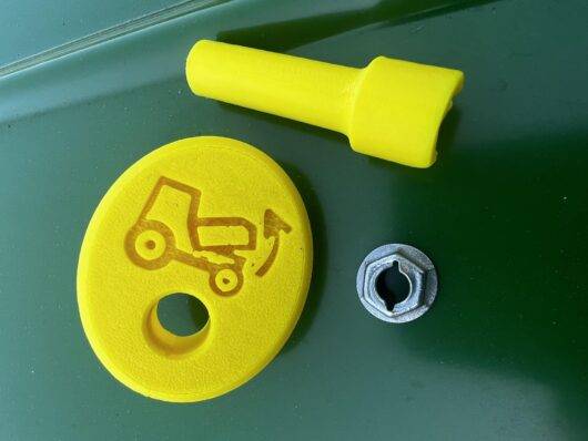 Hood Release push button for John Deere tractor