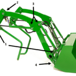 Front End Loader plug locations for John Deere 120r Non-MSL loaderFront End Loader plug locations for John Deere 120r Non-MSL loader