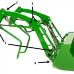 Front End Loader plug locations for John Deere 120r Non-MSL loaderFront End Loader plug locations for John Deere 120r Non-MSL loader