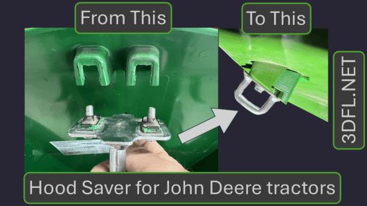 Hood Saver, before and after photos